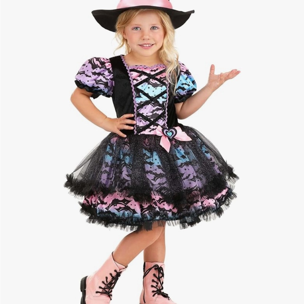 Pastel Witch Costume for Kids